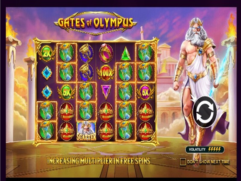 Log in on the Blaze website and play Gates of Olympus